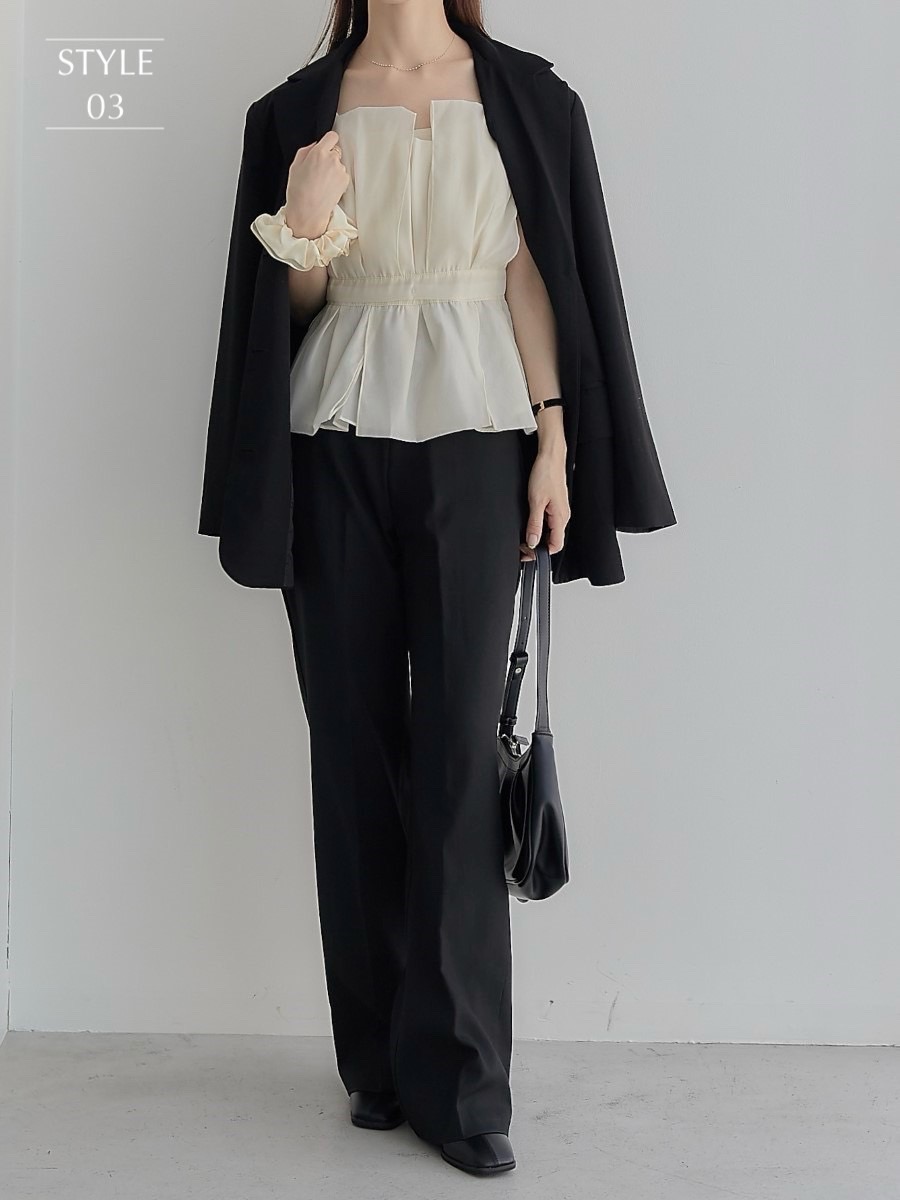 大ヒット】tulle peplum bustier 春夏LOOK BOOK 大ヒット】tulle peplum bustier 春夏LOOK BOOK