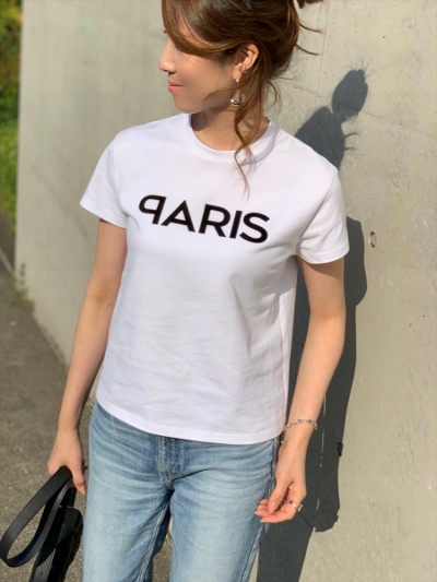 【RE ARRIVAL】 PARISロゴTシャツ