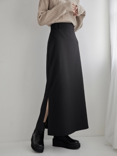 yRE ARRIVALz side slit skirt