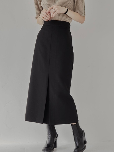 【RE ARRIVAL】 center slit skirt