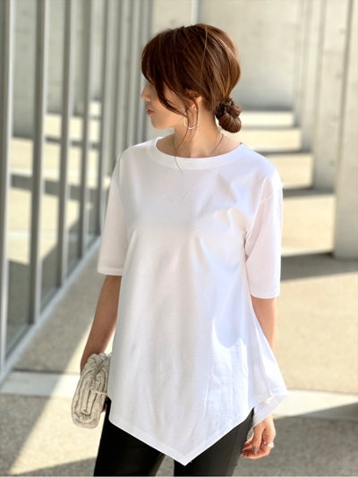 【NEW】JAPANMADEアシンメトリーTシャツ