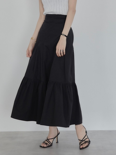 【RE ARRIVAL】 tiered flare skirt