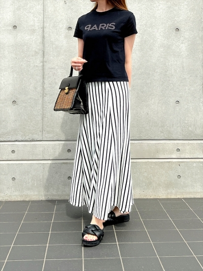 【�A】PARIS T＆オリジナルストライプマキシスカート