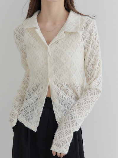y10 OFF PRE SALEz sheer shirt cardigan