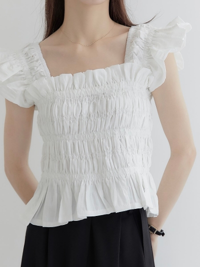 minits.com - 国内外の人気集結! amel bustier peplum tulle シャツ