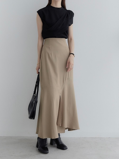 yNEWz asymmetry hem skirt