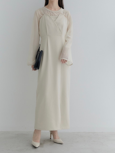yNEWz 3way layered cami dress