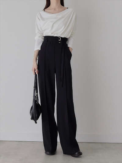 yRE ARRIVALz double belt long pants