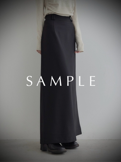 ySAMPLEzover size pencil skirt / black