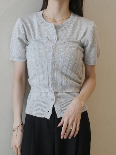 yNEWzbustier layered ensemble