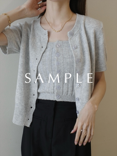 ySAMPLEzbustier layered ensemble