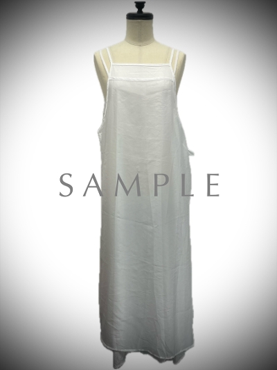 ySAMPLEzsheer layered cami onepiece / white