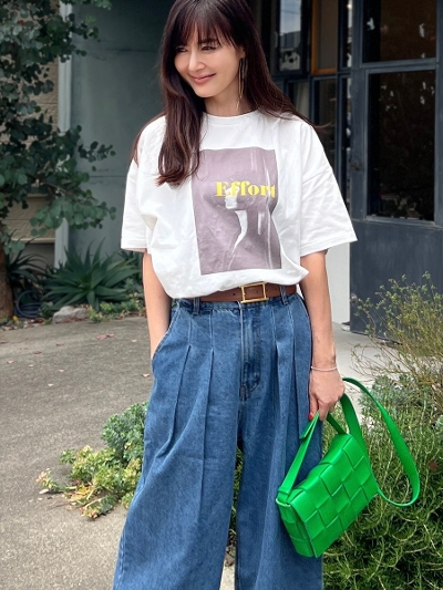 天竺フォトプリントTシャツ