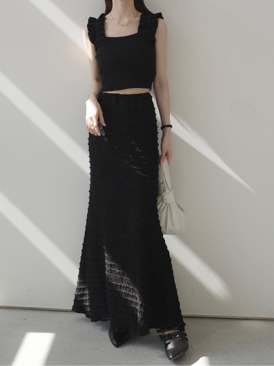 yNEWzfrill line mermaid skirt