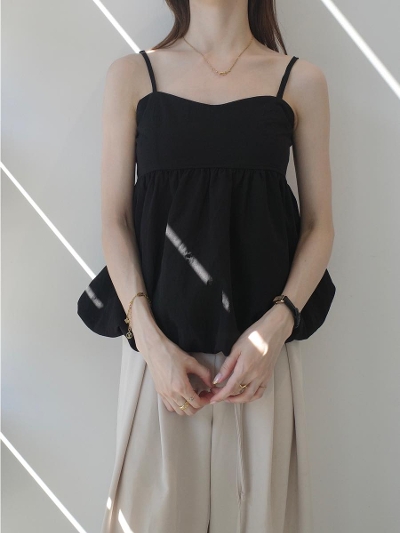 yNEWzballoon peplum cami tops
