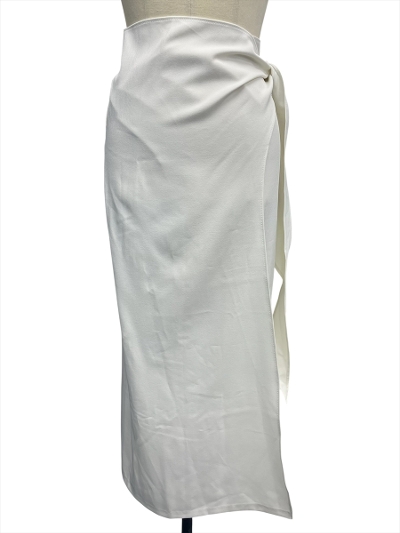 ySAMPLEzribbon tie wrap skirt