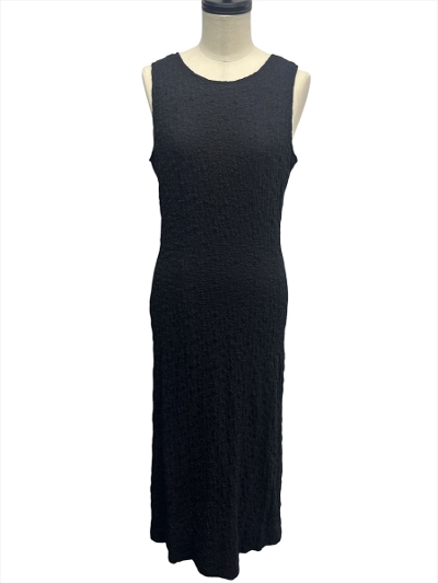 ySAMPLEzemboss line slim dress
