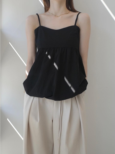 ySAMPLEzballoon peplum cami tops