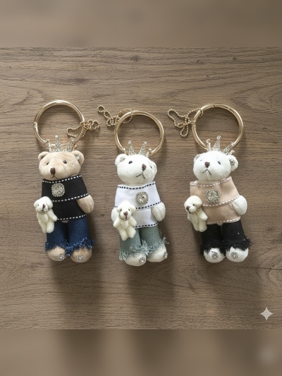 �y�o�b�O�ɁA������ЂƂzCROWN TEDDY �h�[���`���[���b�����x�A�̂��J���`���[��