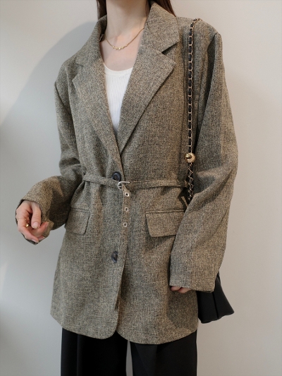 �yNEW�zbelt set light jacket / beige