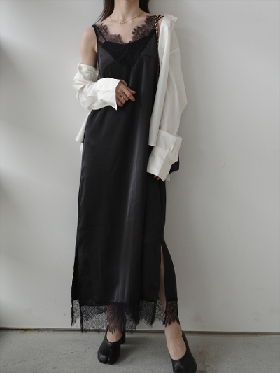 �yNEW�zlace satin cami dress