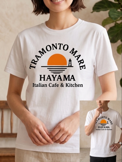 �y�R���{T�V���c/���j�Z�b�N�X�zTRAMONTO MARE HAYAMA �t�R �I���W�i�����S �O���t�B�b�NT�V���c Orange | �g�������g�}�[�� �J�t�F�X�^�C�� �R�b�g��100%