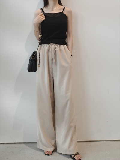 �yNEW�zrelax long pants / beige