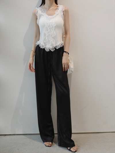 �yNEW�zsatin relax long pants