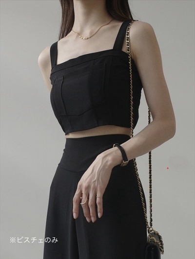 �ySAMPLE�zPocket Design Bustier Top