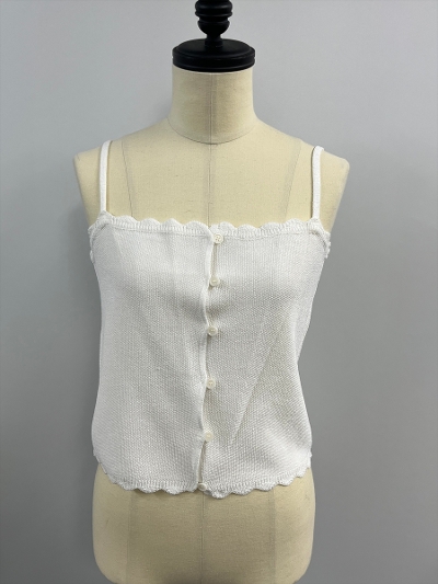 �ySAMPLE�zScallop Button Cami